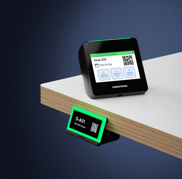 Desk Scheduling by Crestron
