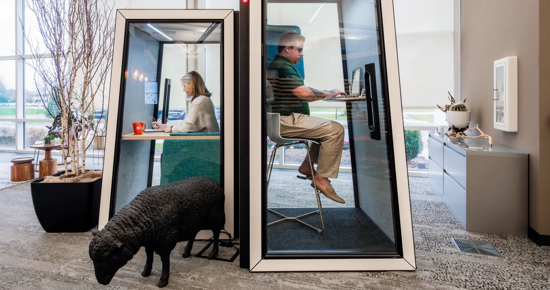 NBS Freestanding Booths and Pods