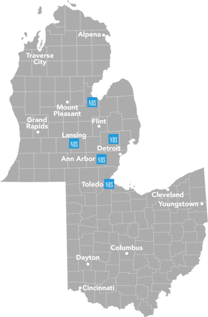 NBS Locations Map