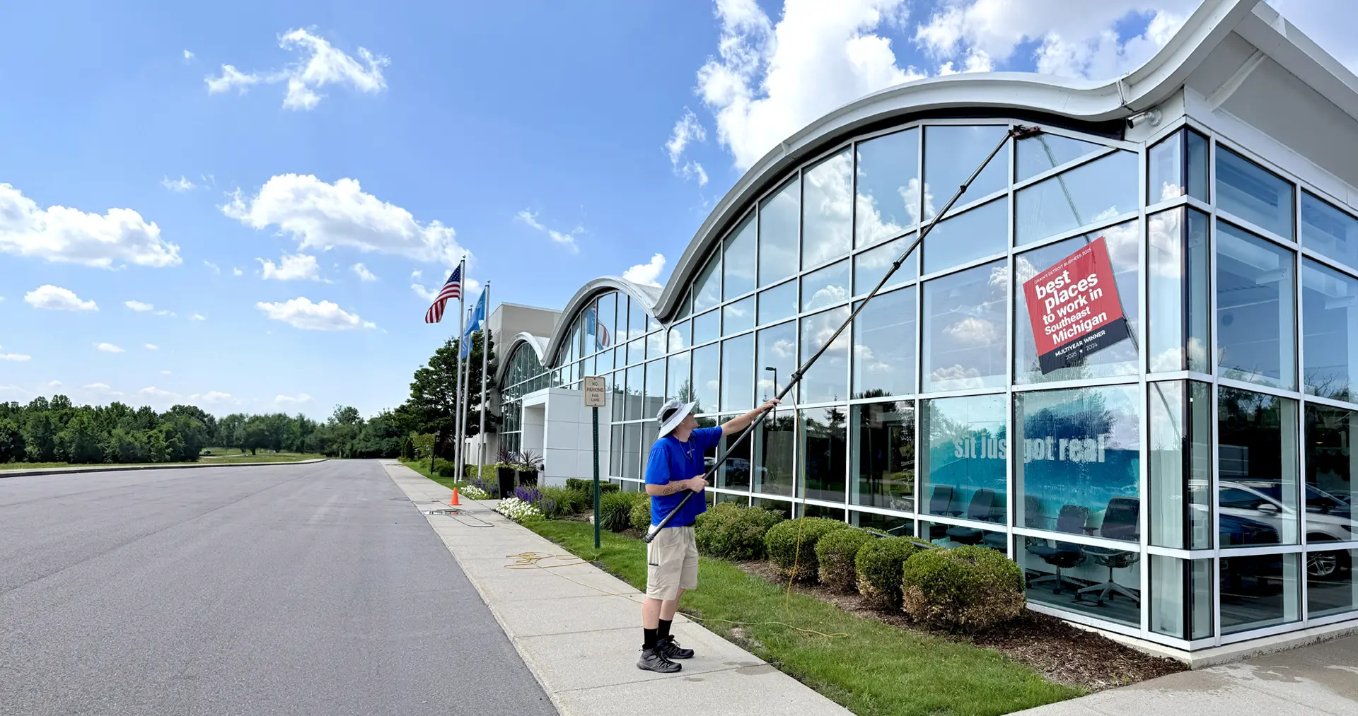 NBS Glass Cleaning and Window Washing