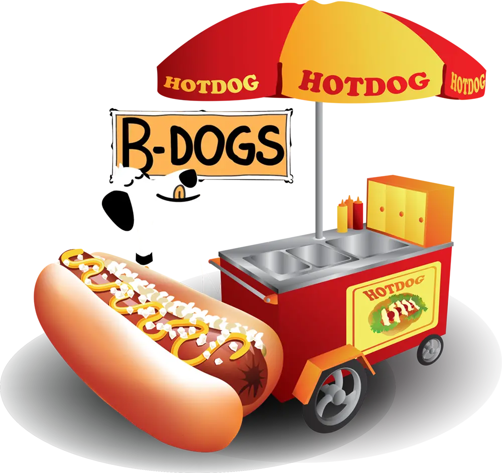 B-Dogs Hot Dog Cart